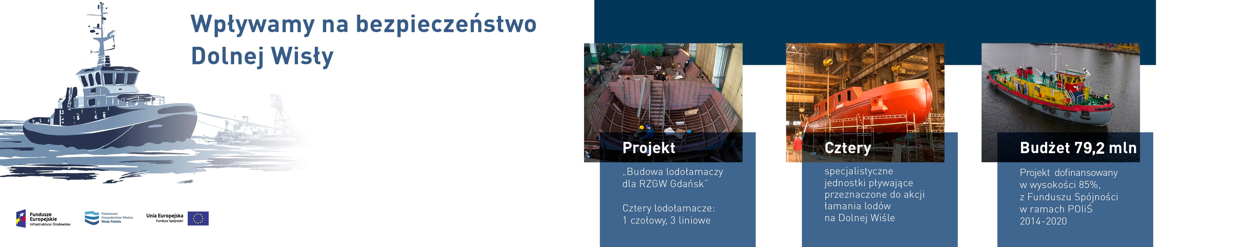Budowa lodołamaczy dla RZGW Gdańsk